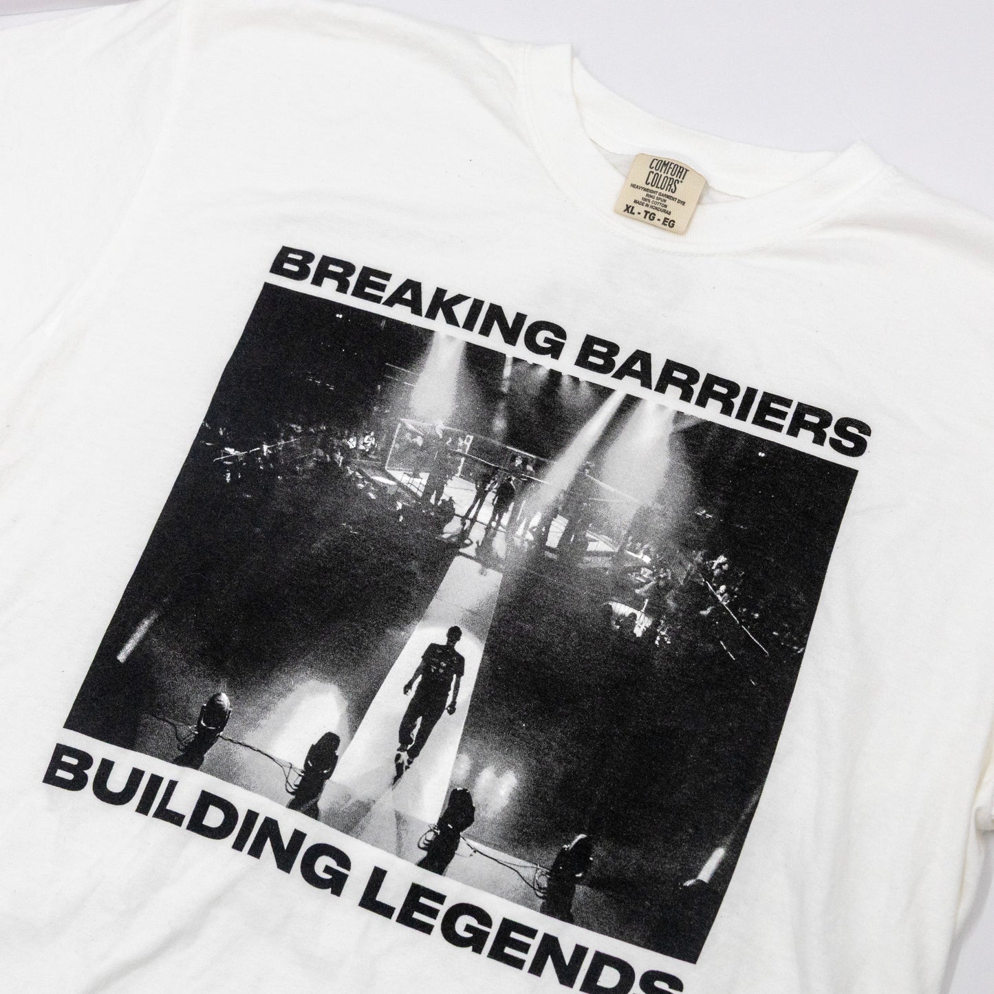Breaking Barriers Building Legends Tee