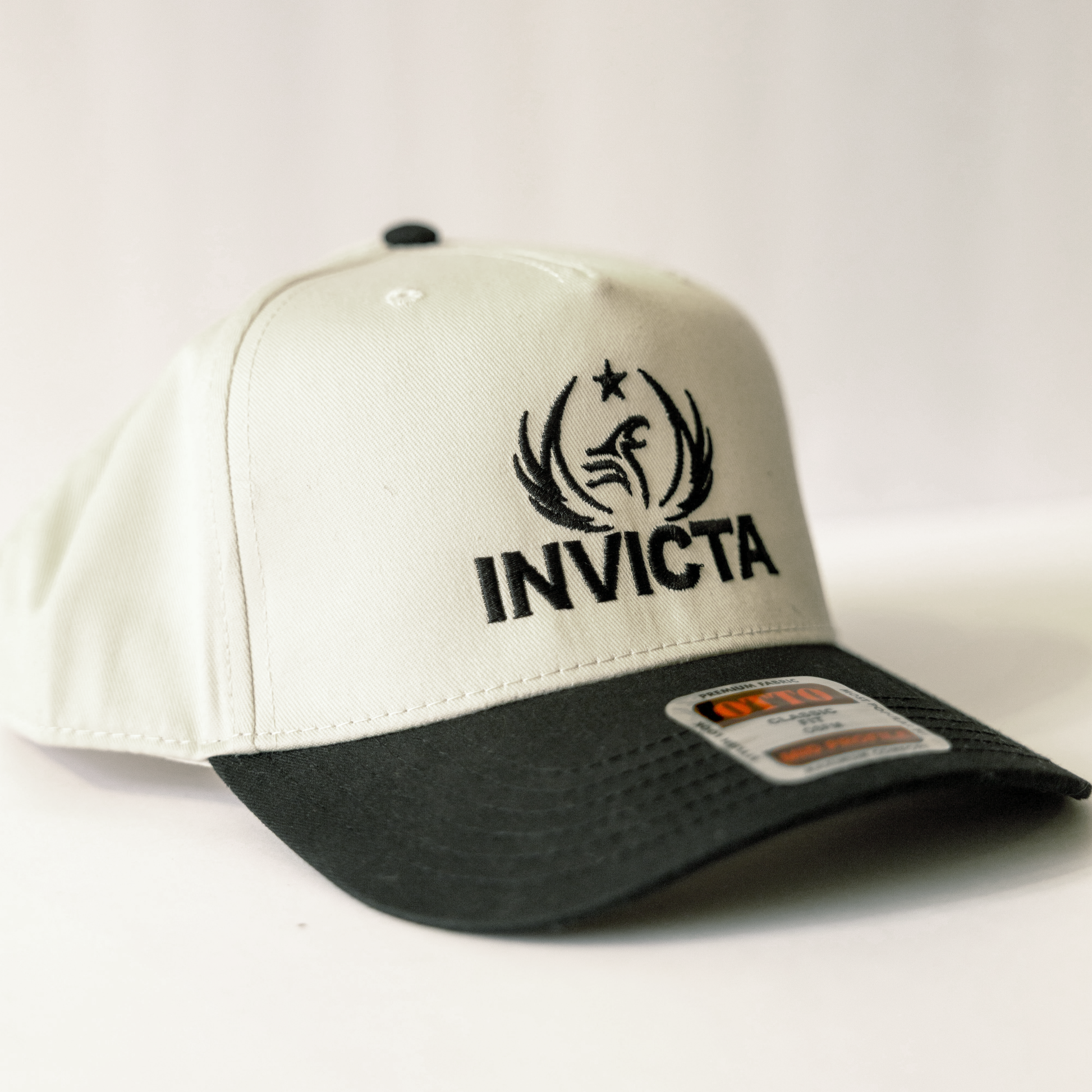 White Side angle of Invicta FC legacy hat